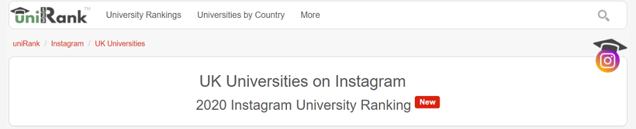 Ins上最 受欢迎的TOP10英国大学！第 一名毫不意外...