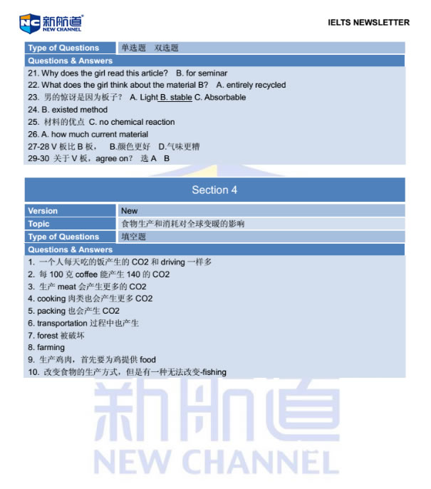 新航道2014年6月19日雅思机经