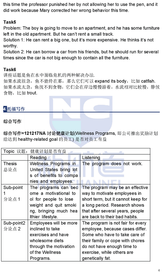 1月25日托福考试现场全程追踪&真题解析-托福口语部分