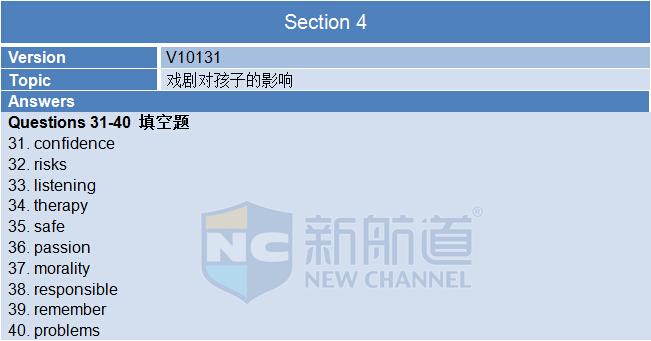 新航道团队解析：2015年9月19日雅思机经真题回忆完整版