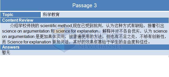 2015年11月19日雅思机经真题回忆完整版-阅读