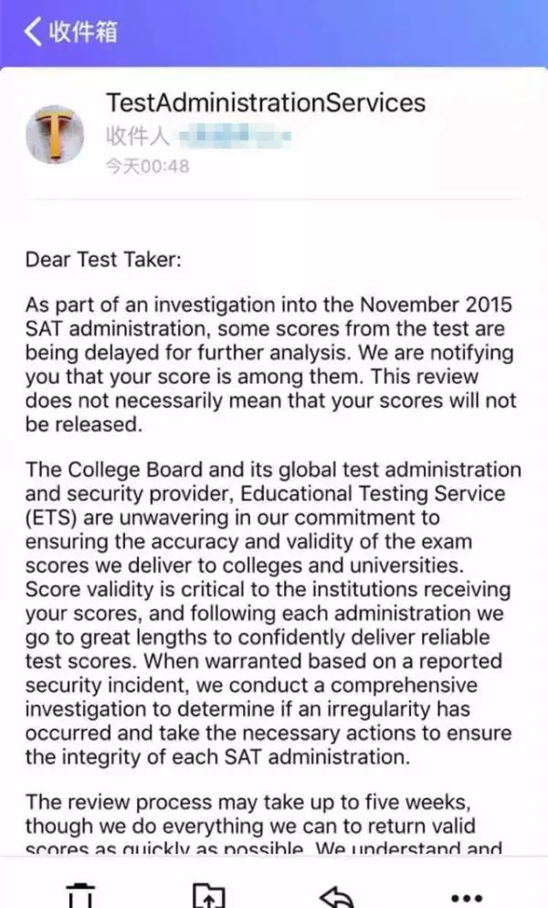 正如你担心的那样，2015年11月SAT成绩又被delay了!