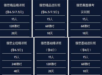 上海新航道雅思培训课程表