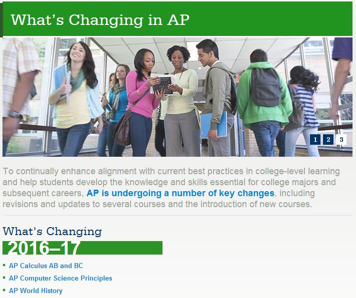 2016-2017年AP有哪些变化