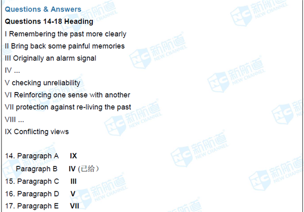 新航道2017年2月18日雅思考试回忆17
