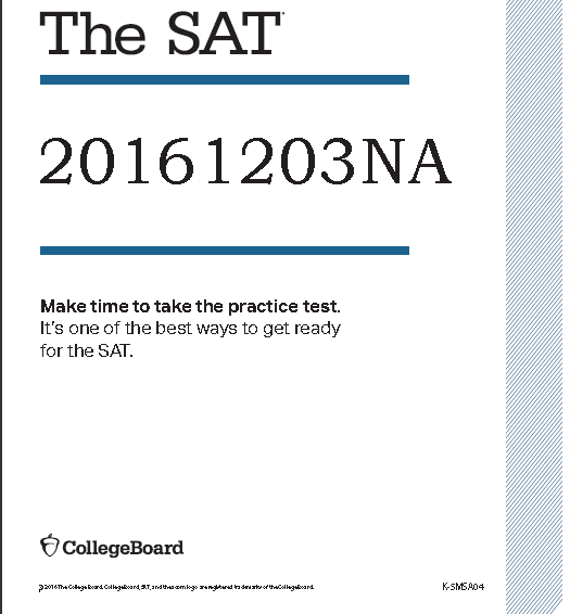 2016年12月北美SAT真题PDF截图