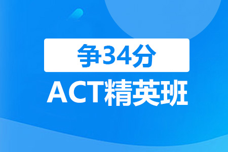 ACT精英VIP3-6人班（争34+分）
