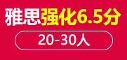 雅思6.5分强化段 20-30人班