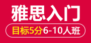 雅思5分入门段6-10人班
