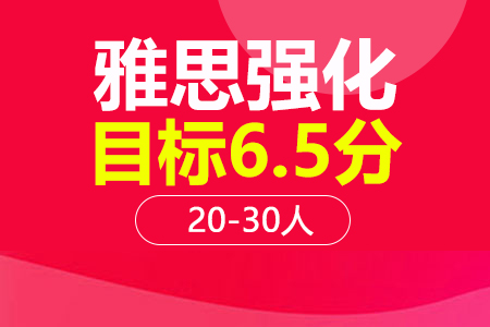 雅思6.5分强化段 20-30人班