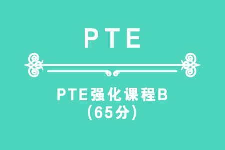PTE强化课程B（65分）